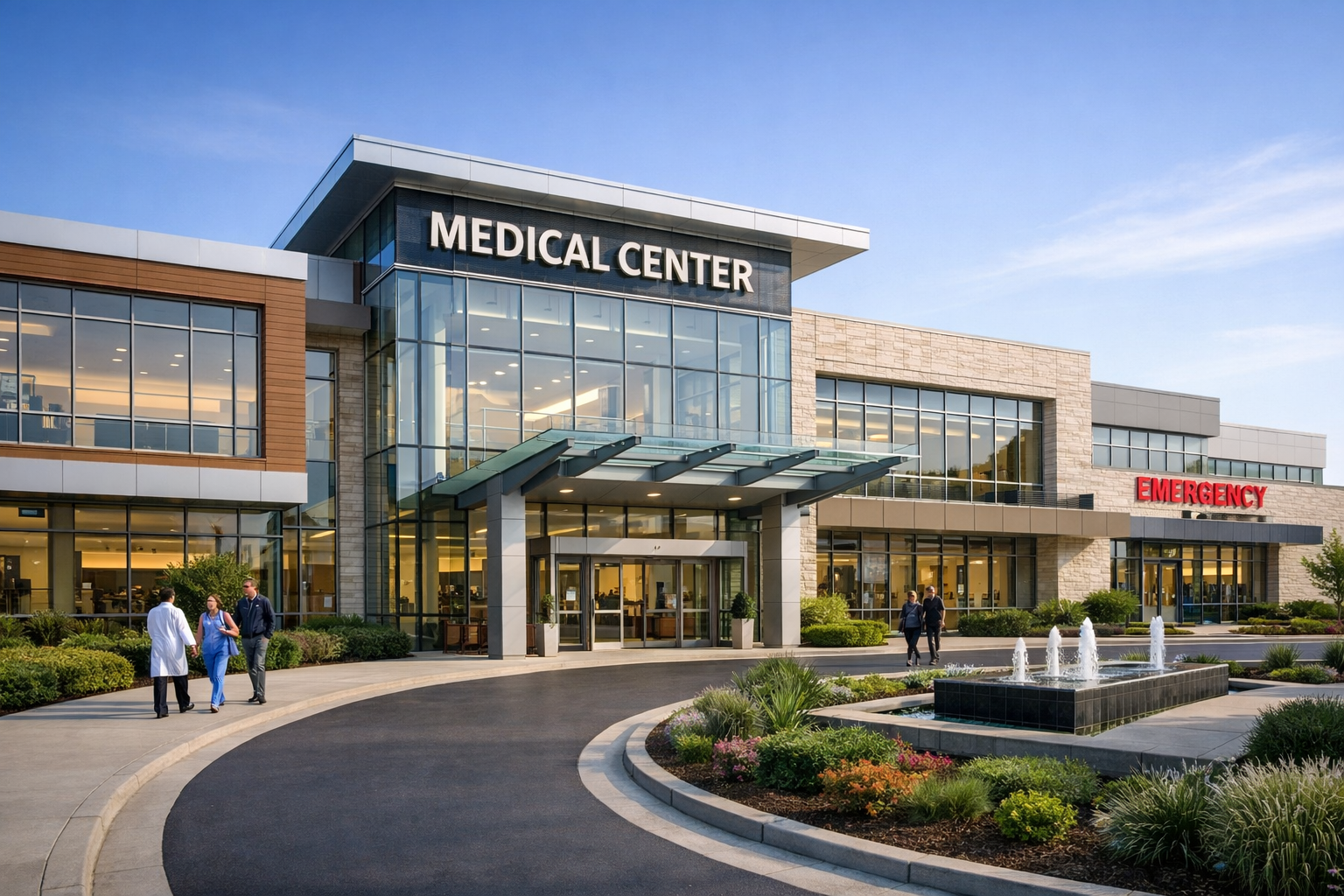 Healthcare facility exterior