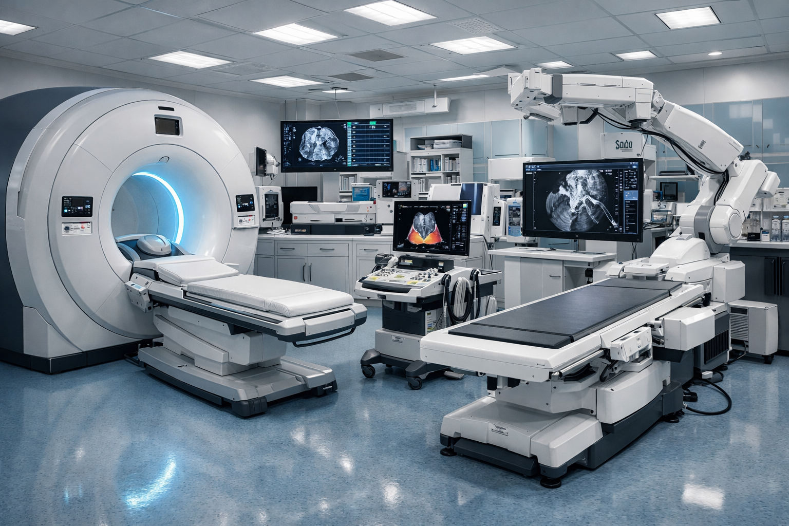 Modern medical technology in use