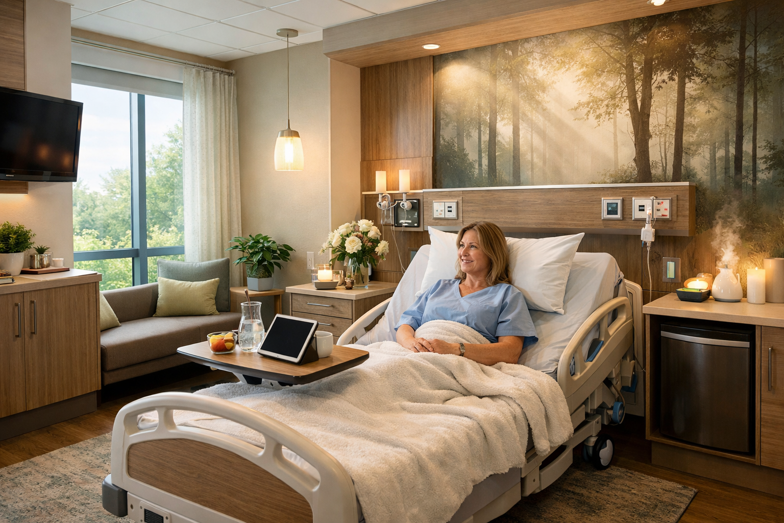 Comfort-focused patient support environment
