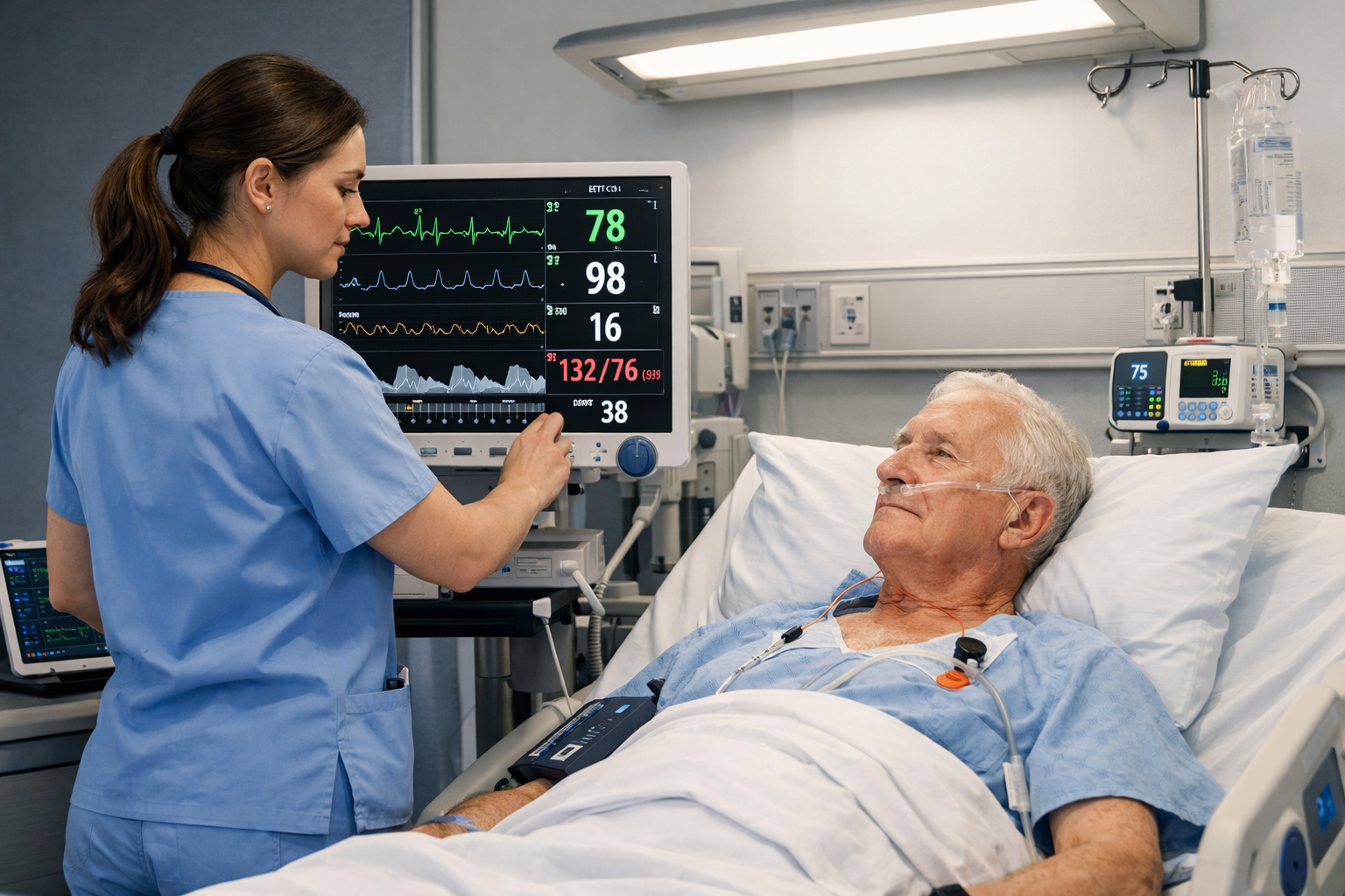 Patient monitoring during care plan execution