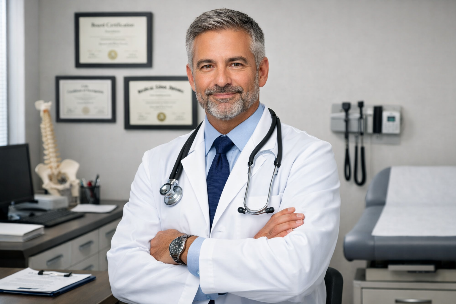 Specialist physician portrait